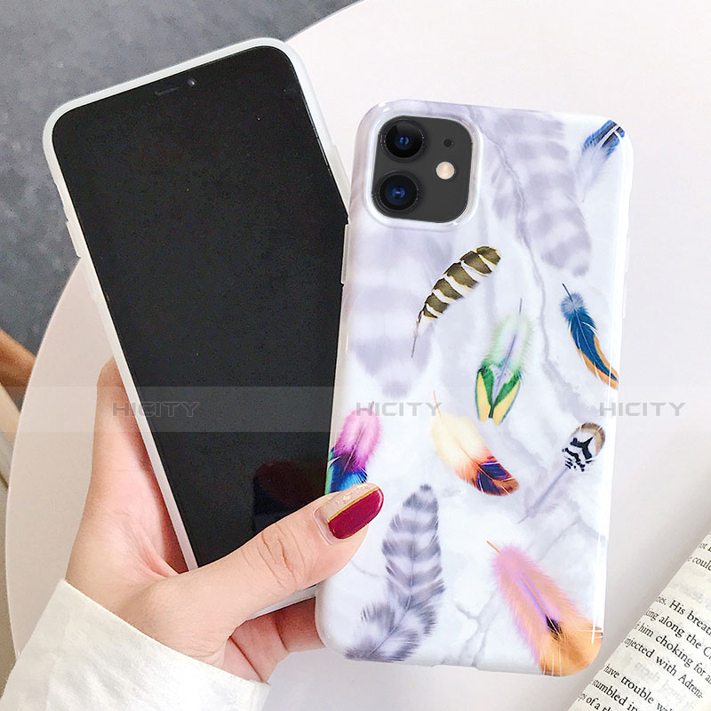 Funda Silicona Gel Goma Patron de Moda Carcasa S08 para Apple iPhone 11