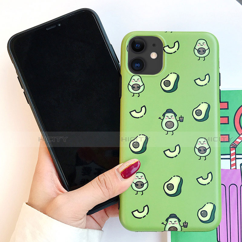 Funda Silicona Gel Goma Patron de Moda Carcasa S14 para Apple iPhone 11