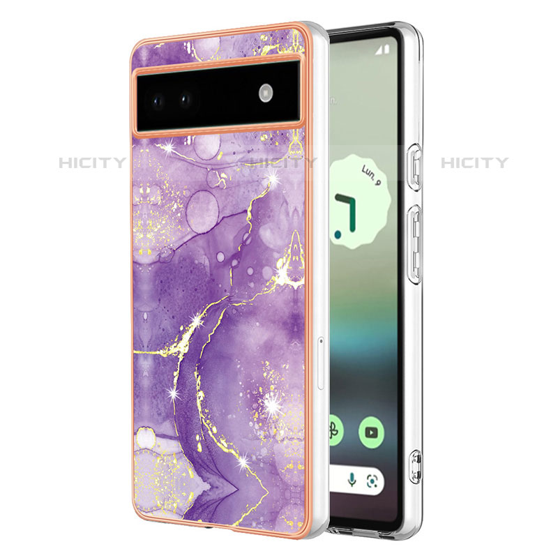 Funda Silicona Gel Goma Patron de Moda Carcasa Y01B para Google Pixel 6a 5G