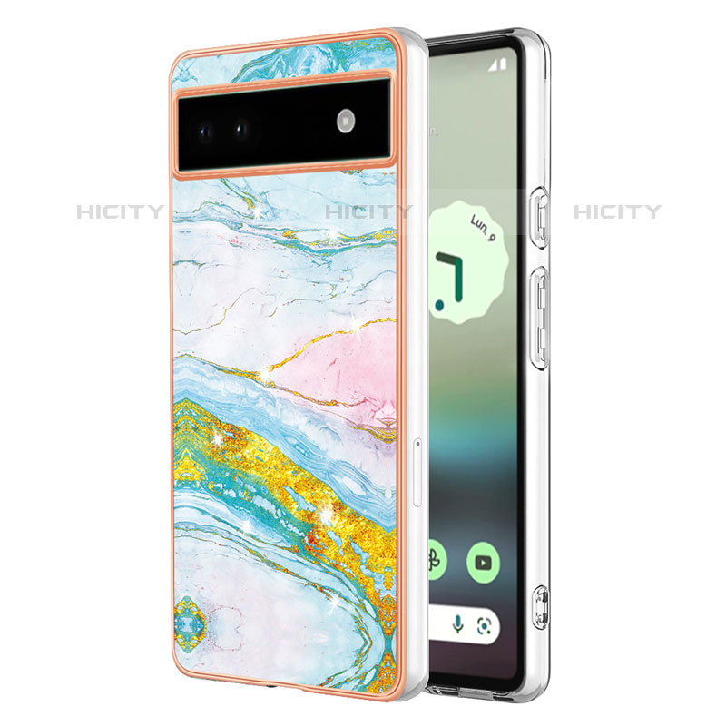 Funda Silicona Gel Goma Patron de Moda Carcasa Y01B para Google Pixel 6a 5G Vistoso