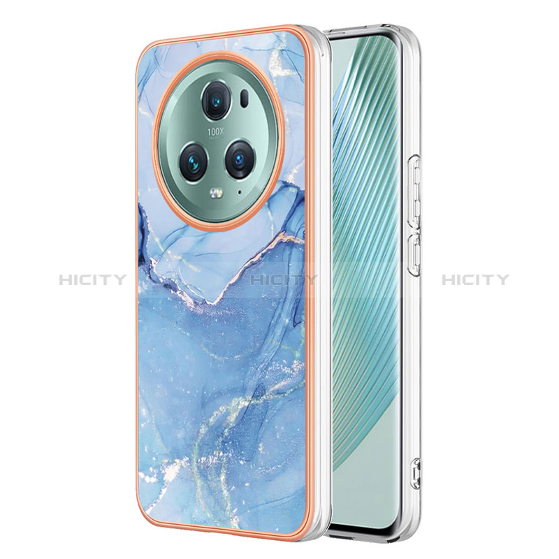 Funda Silicona Gel Goma Patron de Moda Carcasa Y01B para Huawei Honor Magic5 Pro 5G Azul