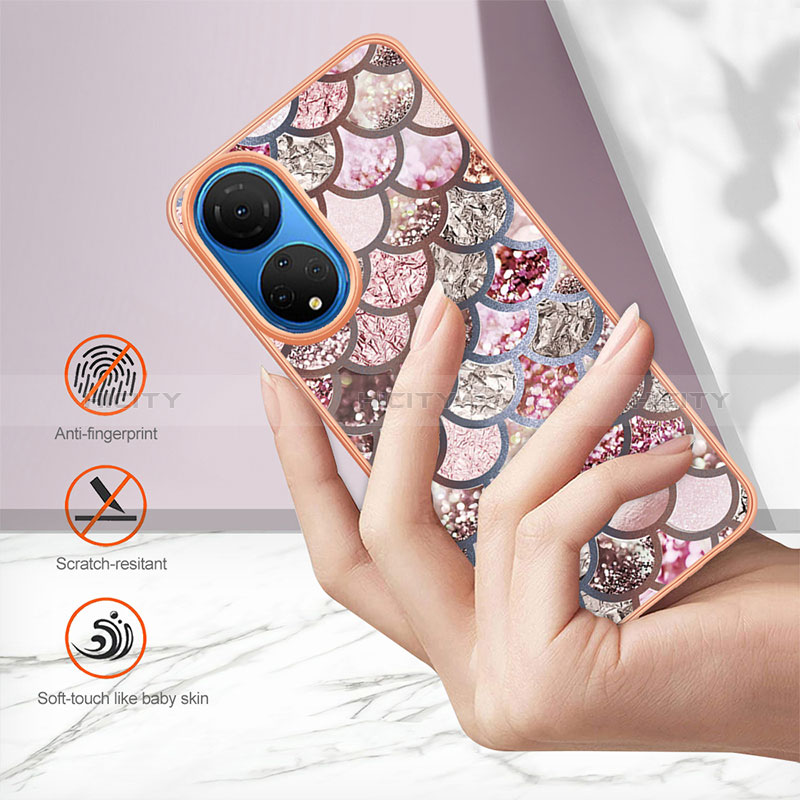 Funda Silicona Gel Goma Patron de Moda Carcasa Y01B para Huawei Honor X7