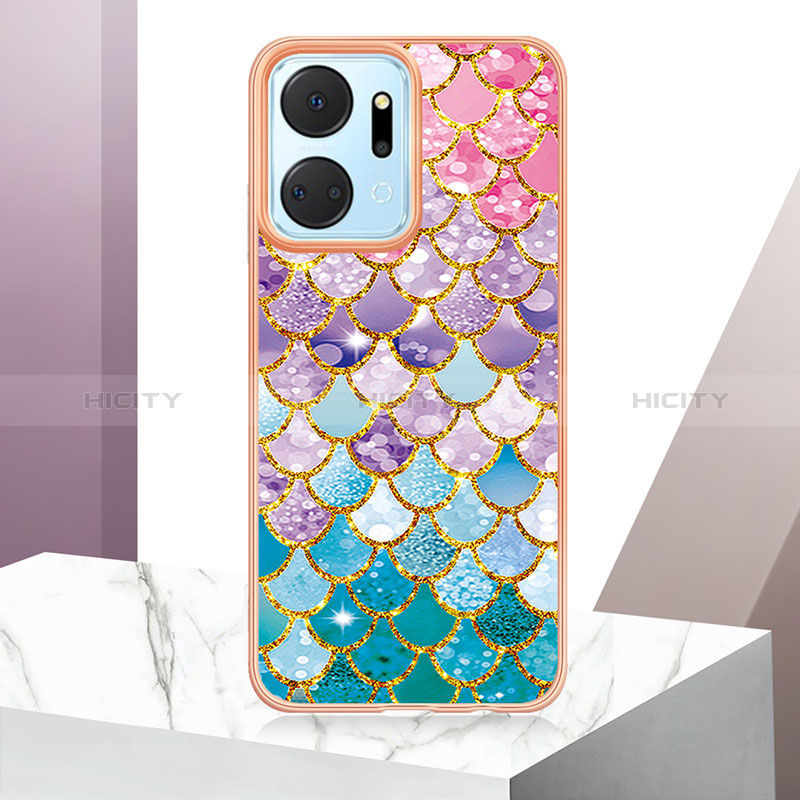 Funda Silicona Gel Goma Patron de Moda Carcasa Y01B para Huawei Honor X7a