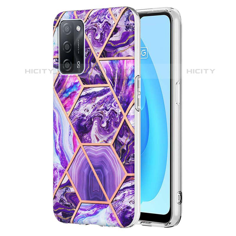 Funda Silicona Gel Goma Patron de Moda Carcasa Y01B para Oppo A53s 5G