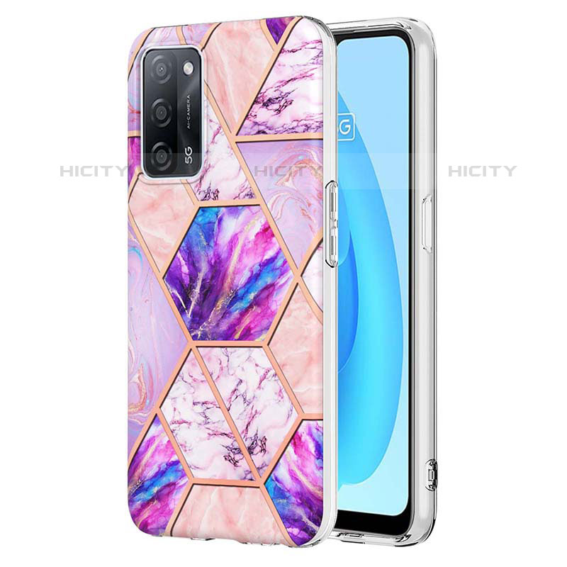 Funda Silicona Gel Goma Patron de Moda Carcasa Y01B para Oppo A55 5G