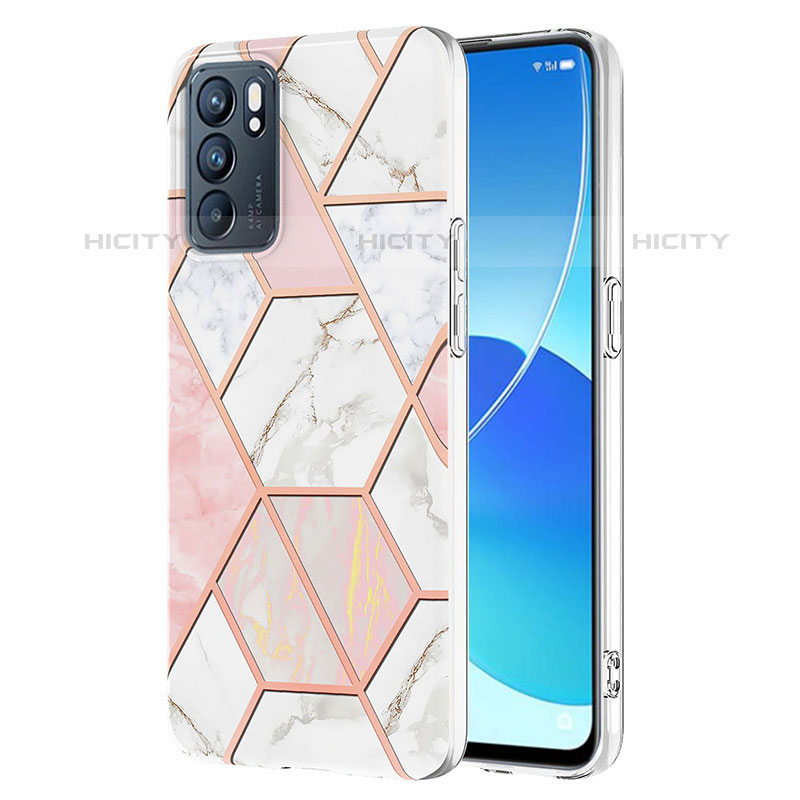 Funda Silicona Gel Goma Patron de Moda Carcasa Y01B para Oppo Reno6 5G