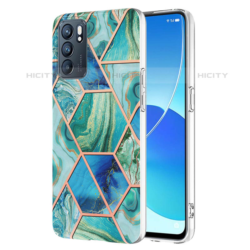 Funda Silicona Gel Goma Patron de Moda Carcasa Y01B para Oppo Reno6 5G