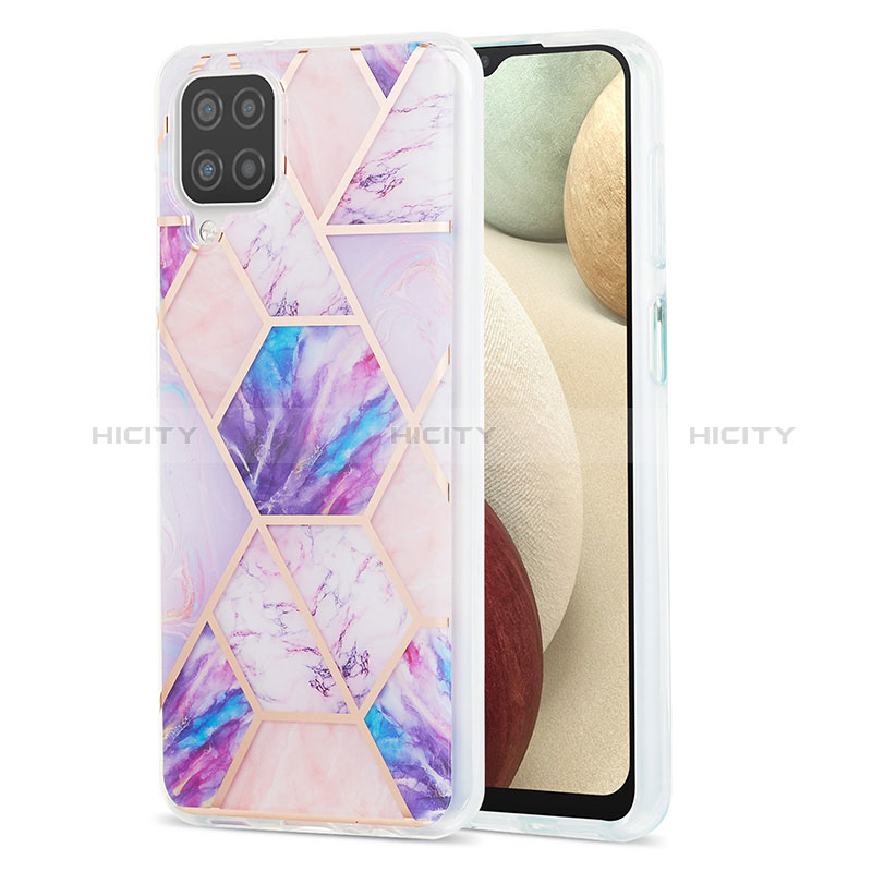 Funda Silicona Gel Goma Patron de Moda Carcasa Y01B para Samsung Galaxy A12