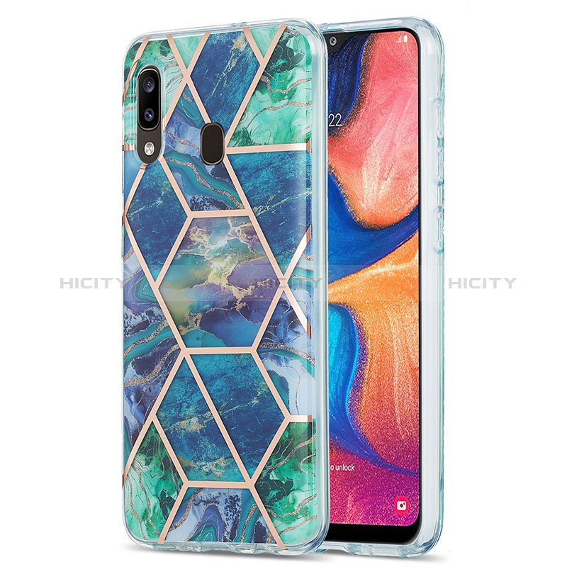 Funda Silicona Gel Goma Patron de Moda Carcasa Y01B para Samsung Galaxy A20