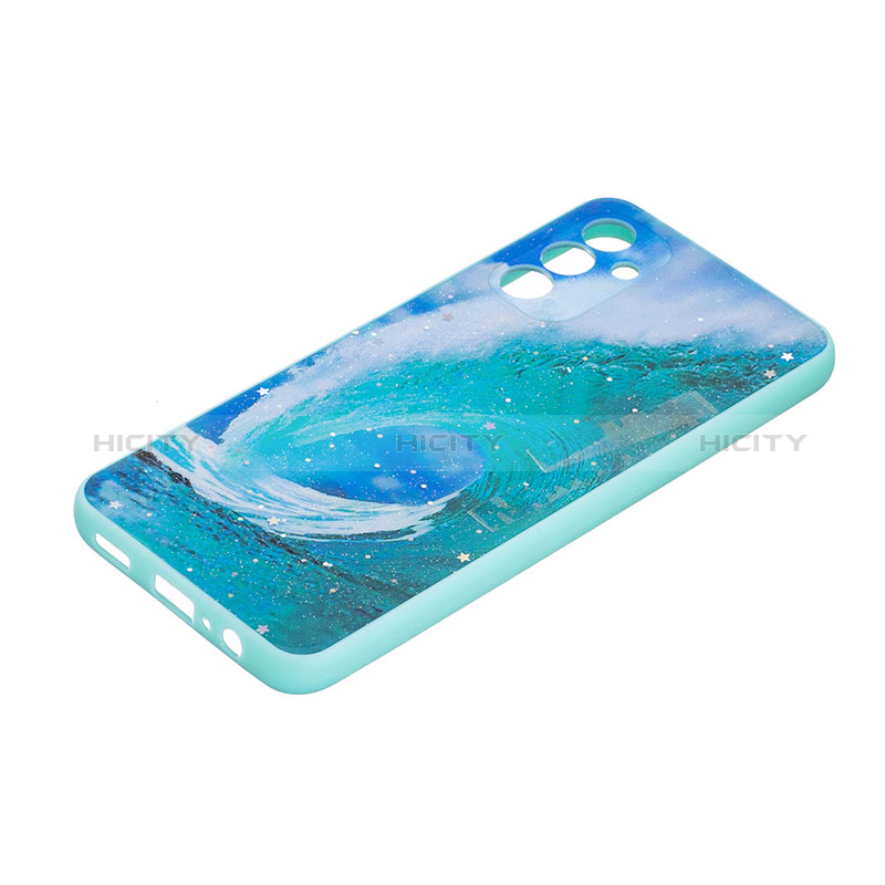 Funda Silicona Gel Goma Patron de Moda Carcasa Y01X para Samsung Galaxy A04s Verde