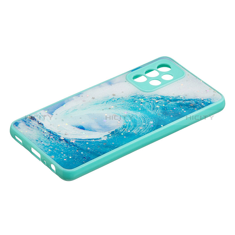 Funda Silicona Gel Goma Patron de Moda Carcasa Y01X para Samsung Galaxy A52s 5G Verde