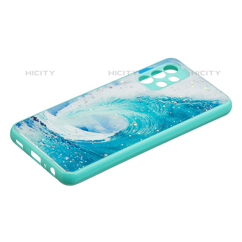 Funda Silicona Gel Goma Patron de Moda Carcasa Y01X para Samsung Galaxy M32 5G Verde