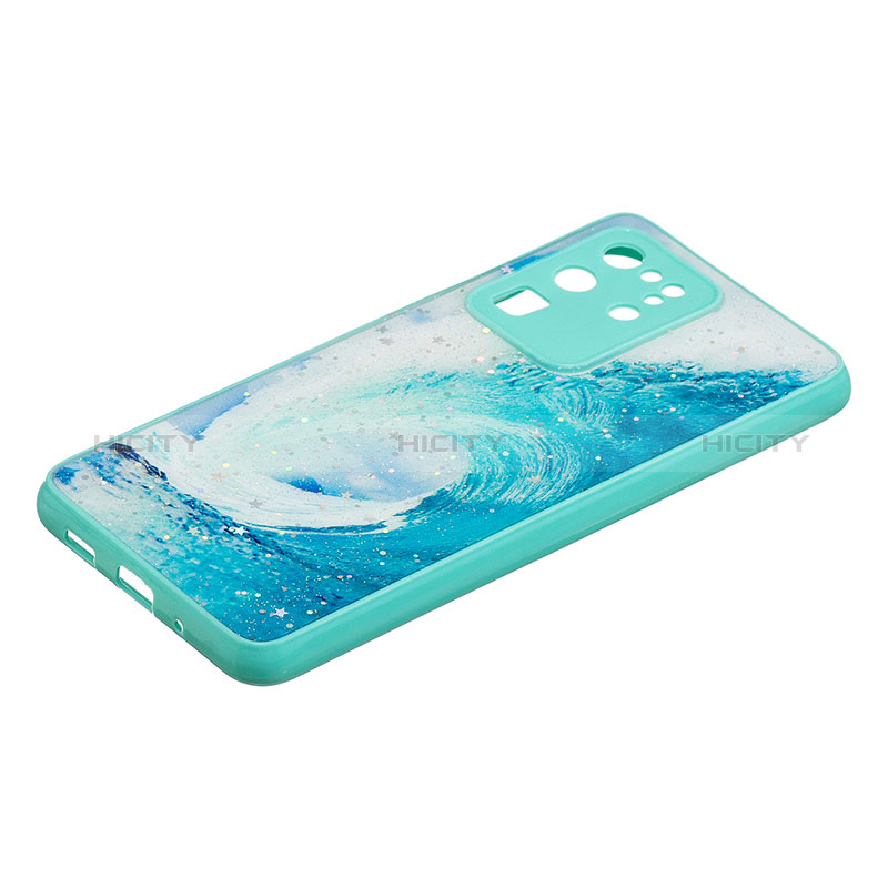 Funda Silicona Gel Goma Patron de Moda Carcasa Y01X para Samsung Galaxy S20 Ultra 5G Verde