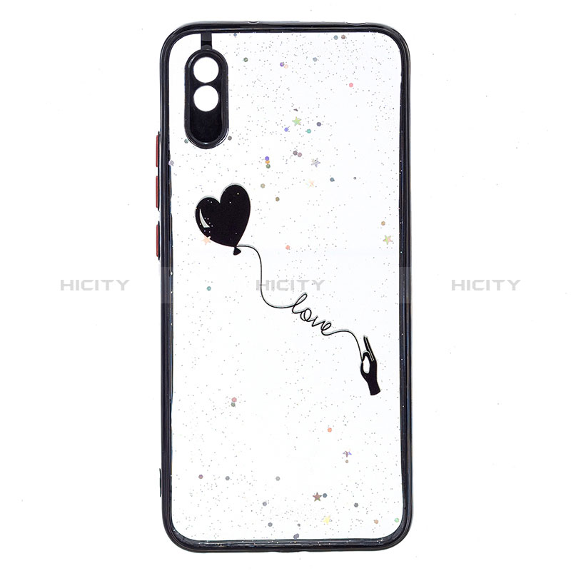 Funda Silicona Gel Goma Patron de Moda Carcasa Y01X para Xiaomi Redmi 9A Negro