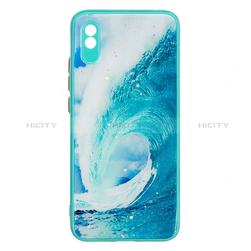 Funda Silicona Gel Goma Patron de Moda Carcasa Y01X para Xiaomi Redmi 9A Verde