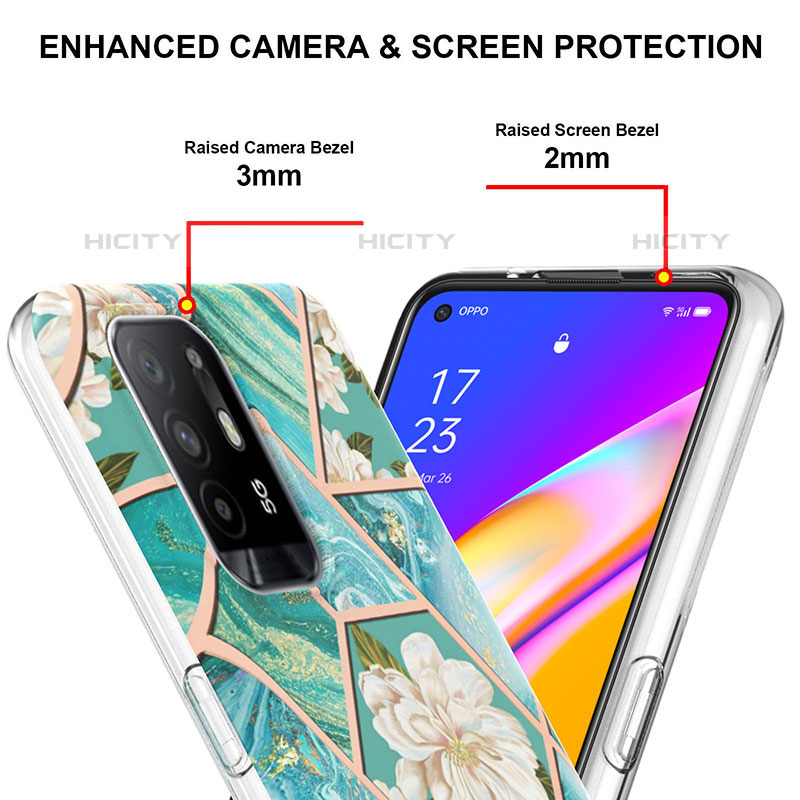 Funda Silicona Gel Goma Patron de Moda Carcasa Y02B para Oppo F19 Pro+ Plus 5G