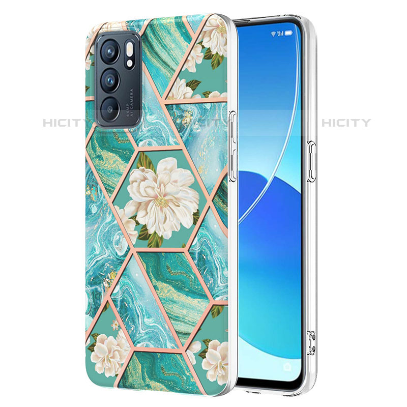 Funda Silicona Gel Goma Patron de Moda Carcasa Y02B para Oppo Reno6 5G