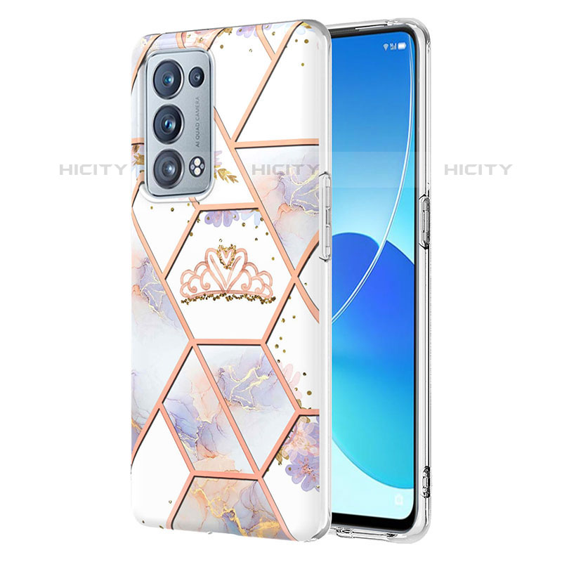 Funda Silicona Gel Goma Patron de Moda Carcasa Y02B para Oppo Reno6 Pro 5G