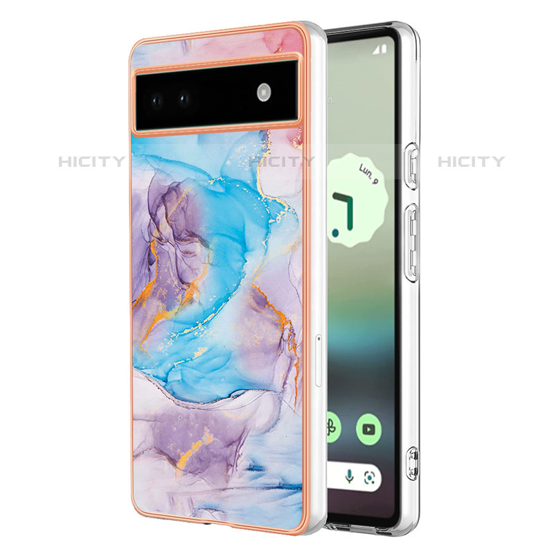 Funda Silicona Gel Goma Patron de Moda Carcasa Y03B para Google Pixel 6a 5G