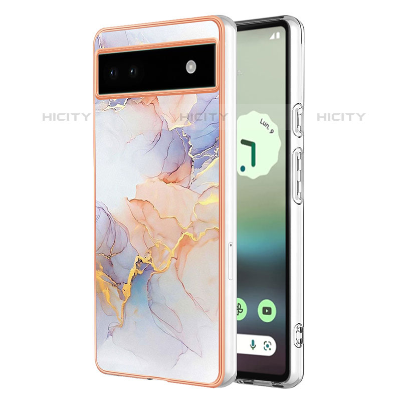 Funda Silicona Gel Goma Patron de Moda Carcasa Y03B para Google Pixel 6a 5G