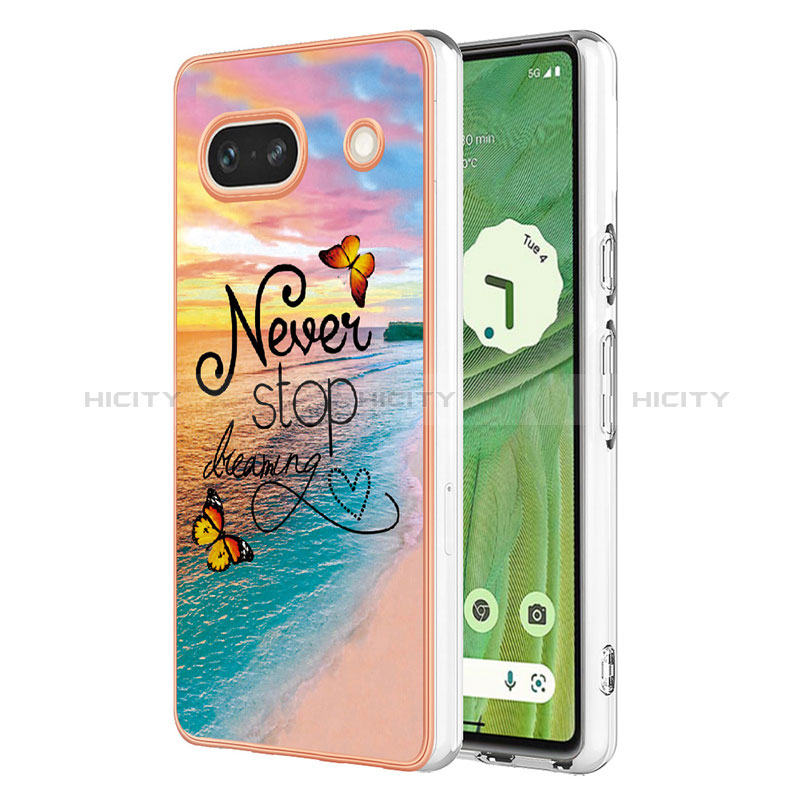 Funda Silicona Gel Goma Patron de Moda Carcasa Y03B para Google Pixel 7a 5G