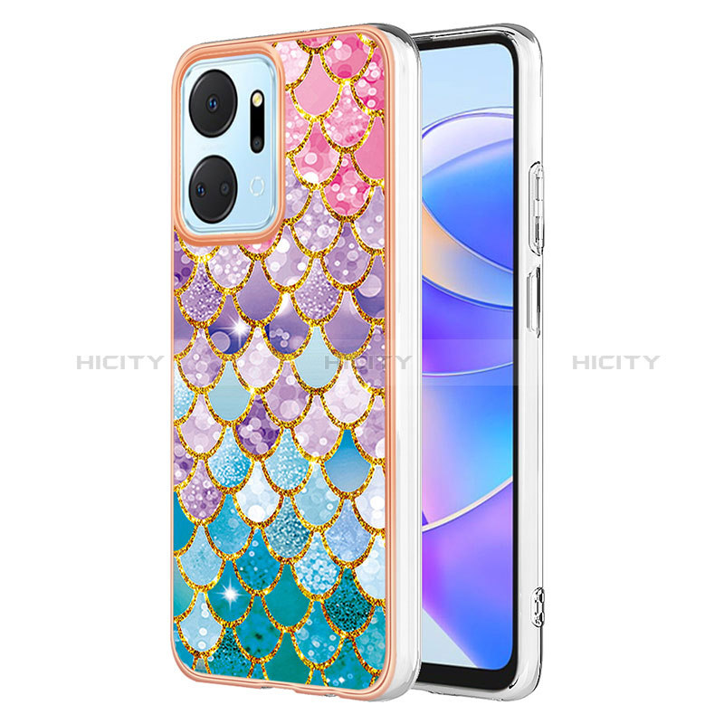 Funda Silicona Gel Goma Patron de Moda Carcasa Y03B para Huawei Honor X7a