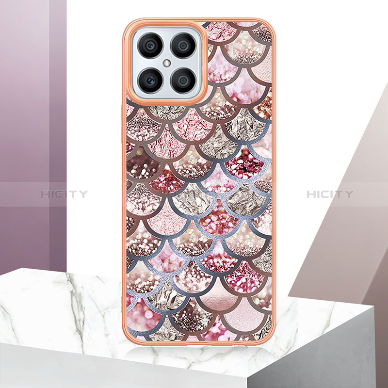 Funda Silicona Gel Goma Patron de Moda Carcasa Y03B para Huawei Honor X8 4G