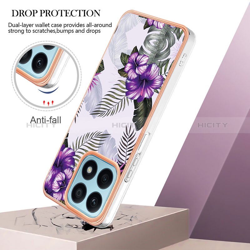 Funda Silicona Gel Goma Patron de Moda Carcasa Y03B para Huawei Honor X8a 4G