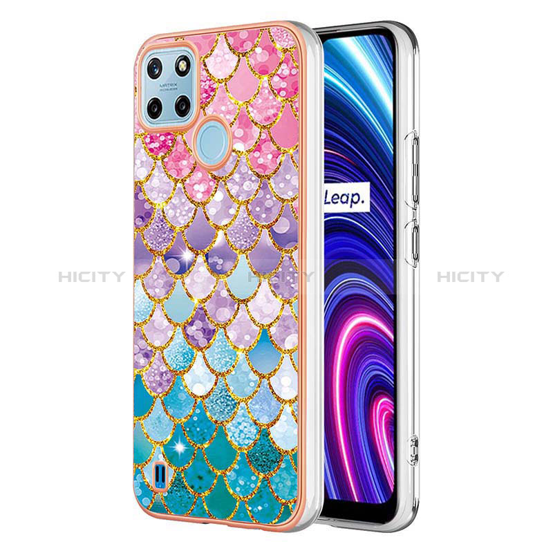 Funda Silicona Gel Goma Patron de Moda Carcasa Y03B para Realme C21Y