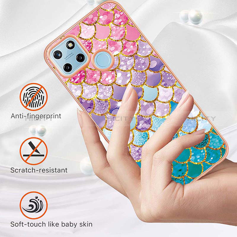 Funda Silicona Gel Goma Patron de Moda Carcasa Y03B para Realme C21Y