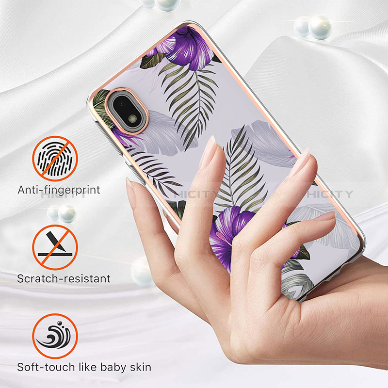 Funda Silicona Gel Goma Patron de Moda Carcasa Y03B para Samsung Galaxy A01 Core