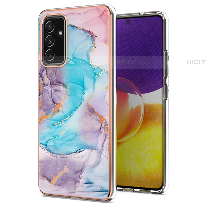 Funda Silicona Gel Goma Patron de Moda Carcasa Y03B para Samsung Galaxy A05s Azul