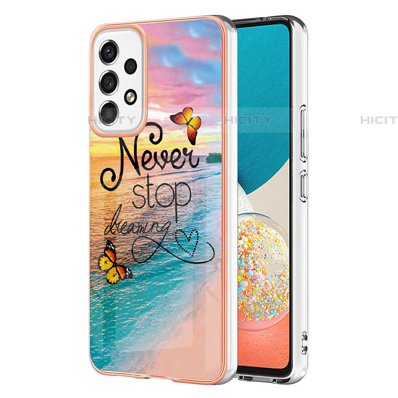 Funda Silicona Gel Goma Patron de Moda Carcasa Y03B para Samsung Galaxy A53 5G Multicolor