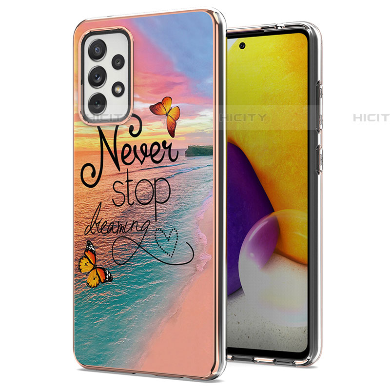 Funda Silicona Gel Goma Patron de Moda Carcasa Y03B para Samsung Galaxy A72 5G