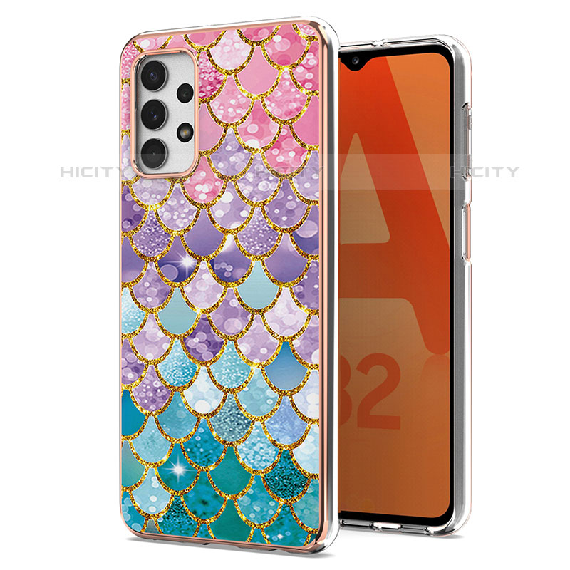 Funda Silicona Gel Goma Patron de Moda Carcasa Y03B para Samsung Galaxy M32 5G Vistoso