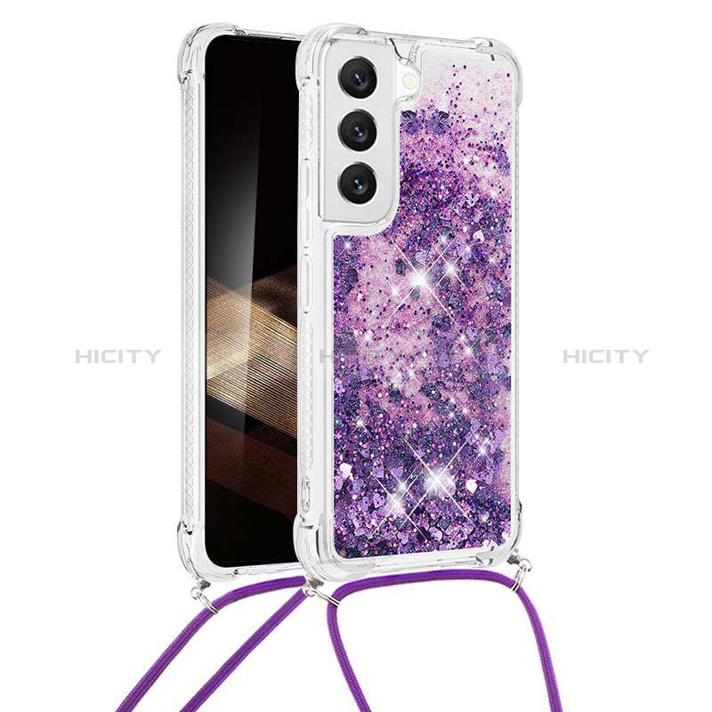 Funda Silicona Gel Goma Patron de Moda Carcasa Y03B para Samsung Galaxy S24 5G Morado