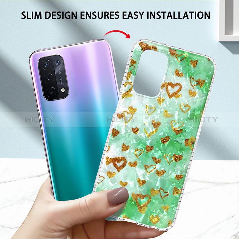 Funda Silicona Gel Goma Patron de Moda Carcasa Y04B para Oppo A54 5G