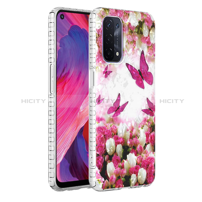 Funda Silicona Gel Goma Patron de Moda Carcasa Y04B para Oppo A54 5G