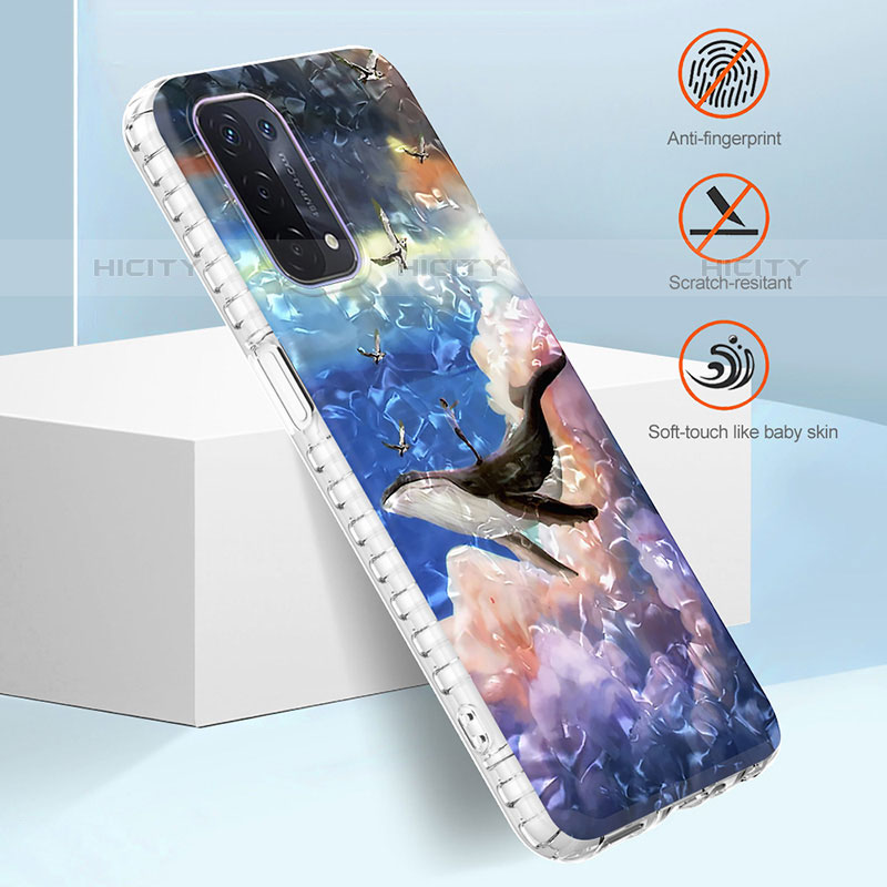 Funda Silicona Gel Goma Patron de Moda Carcasa Y04B para Oppo A93 5G