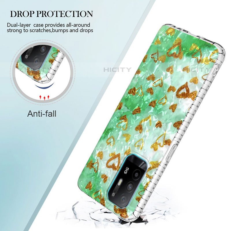 Funda Silicona Gel Goma Patron de Moda Carcasa Y04B para Oppo F19 Pro