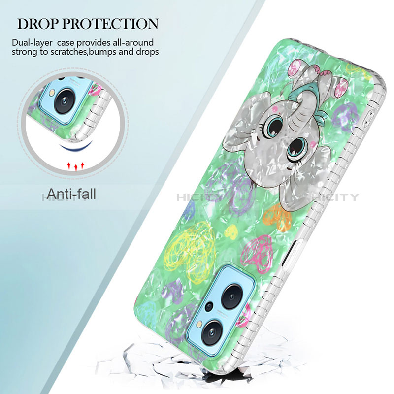 Funda Silicona Gel Goma Patron de Moda Carcasa Y04B para Oppo K10 4G