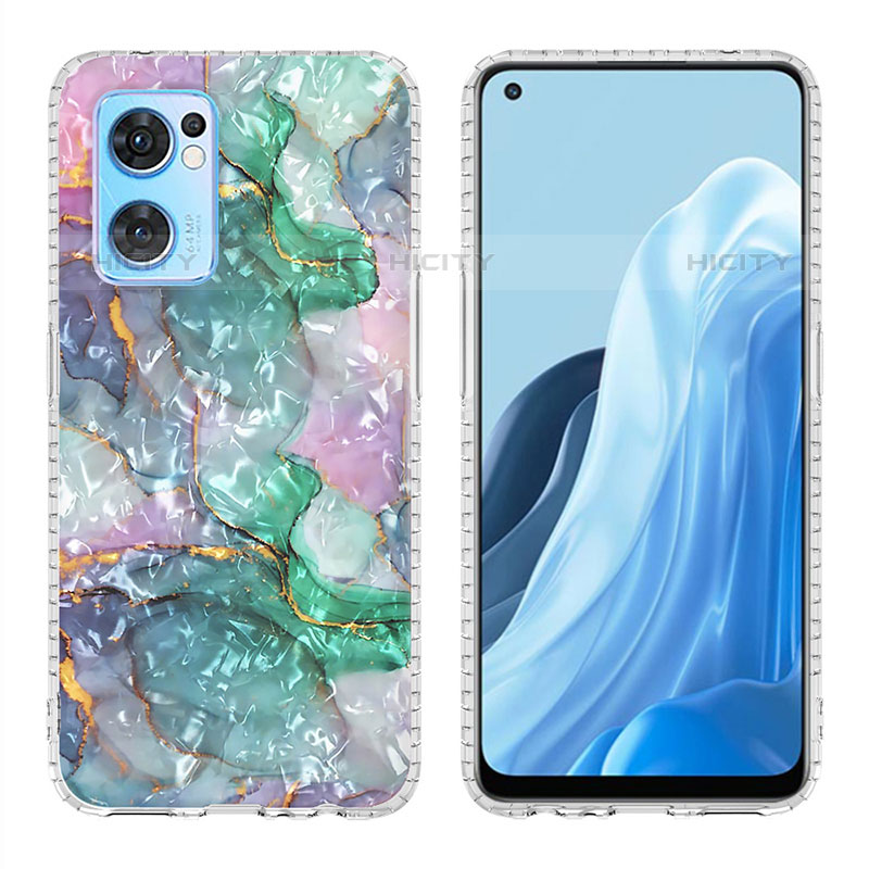 Funda Silicona Gel Goma Patron de Moda Carcasa Y04B para Oppo Reno7 5G