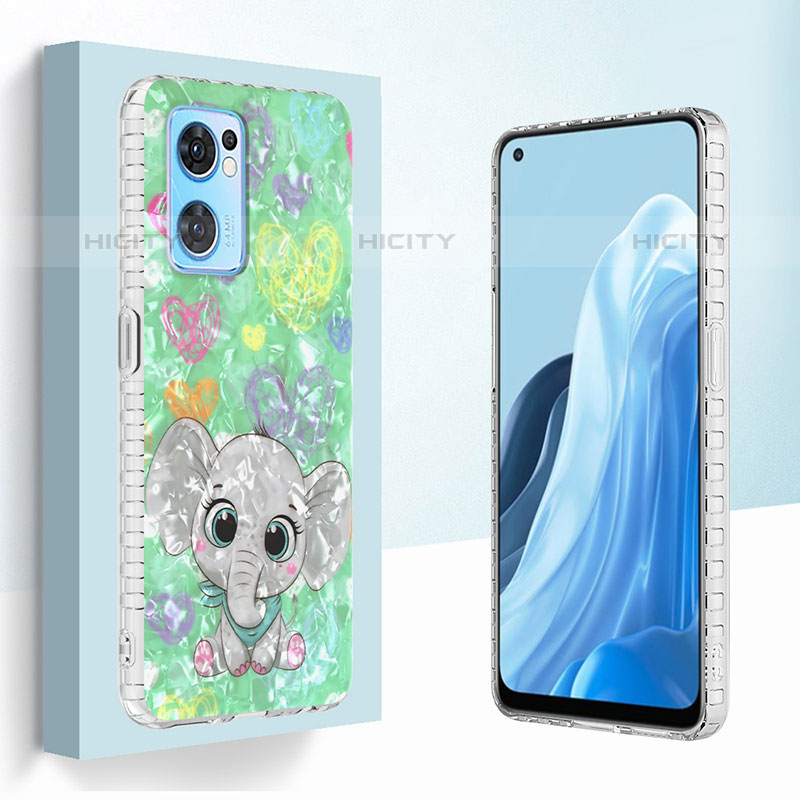 Funda Silicona Gel Goma Patron de Moda Carcasa Y04B para Oppo Reno7 5G