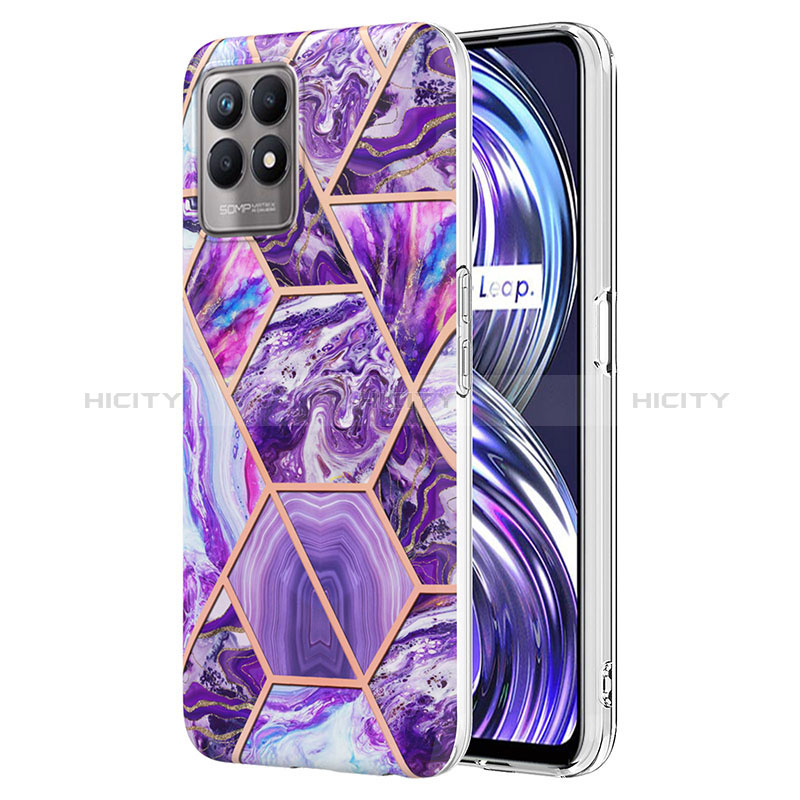 Funda Silicona Gel Goma Patron de Moda Carcasa Y04B para Realme 8i