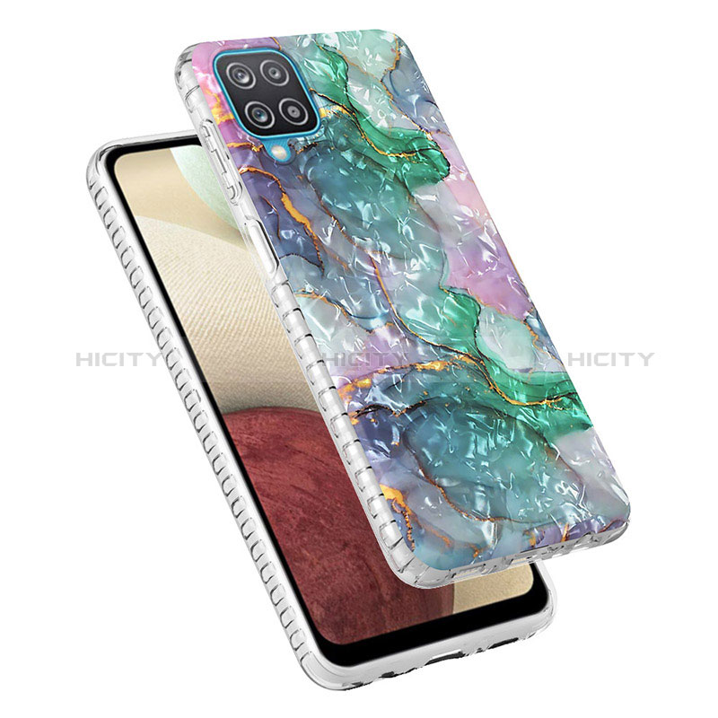 Funda Silicona Gel Goma Patron de Moda Carcasa Y04B para Samsung Galaxy A12 Nacho