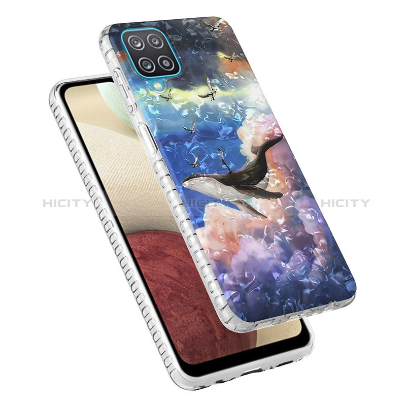 Funda Silicona Gel Goma Patron de Moda Carcasa Y04B para Samsung Galaxy A12 Nacho