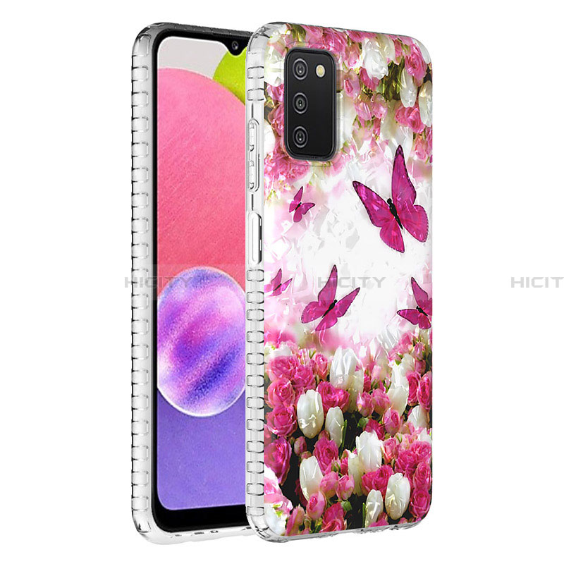 Funda Silicona Gel Goma Patron de Moda Carcasa Y04B para Samsung Galaxy F02S SM-E025F