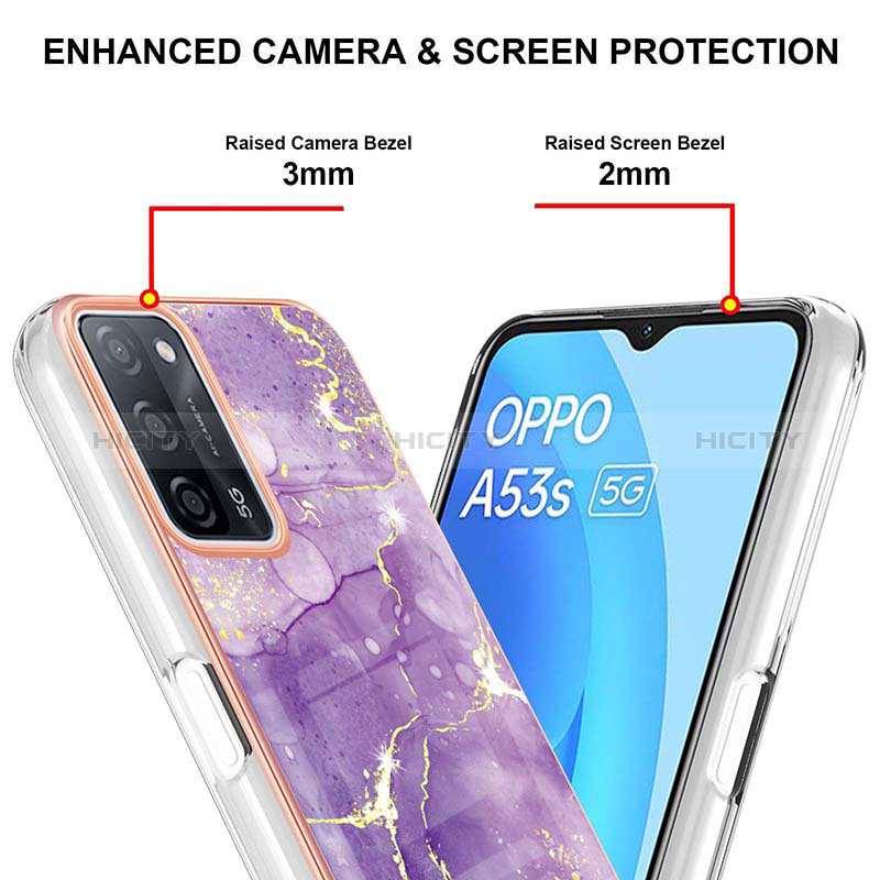 Funda Silicona Gel Goma Patron de Moda Carcasa Y05B para Oppo A56 5G