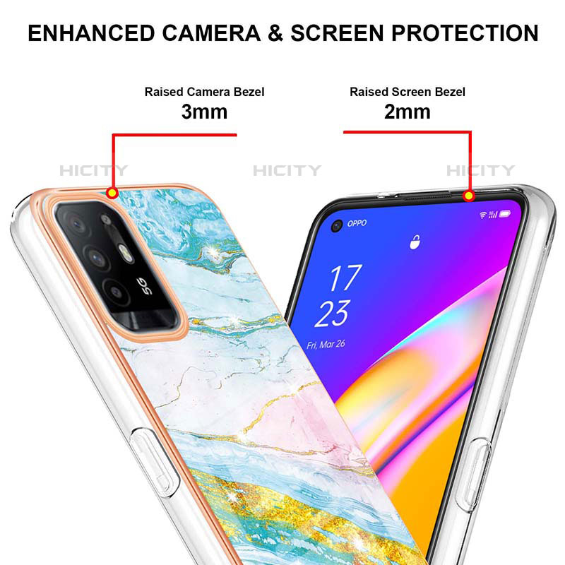 Funda Silicona Gel Goma Patron de Moda Carcasa Y05B para Oppo Reno5 Z 5G