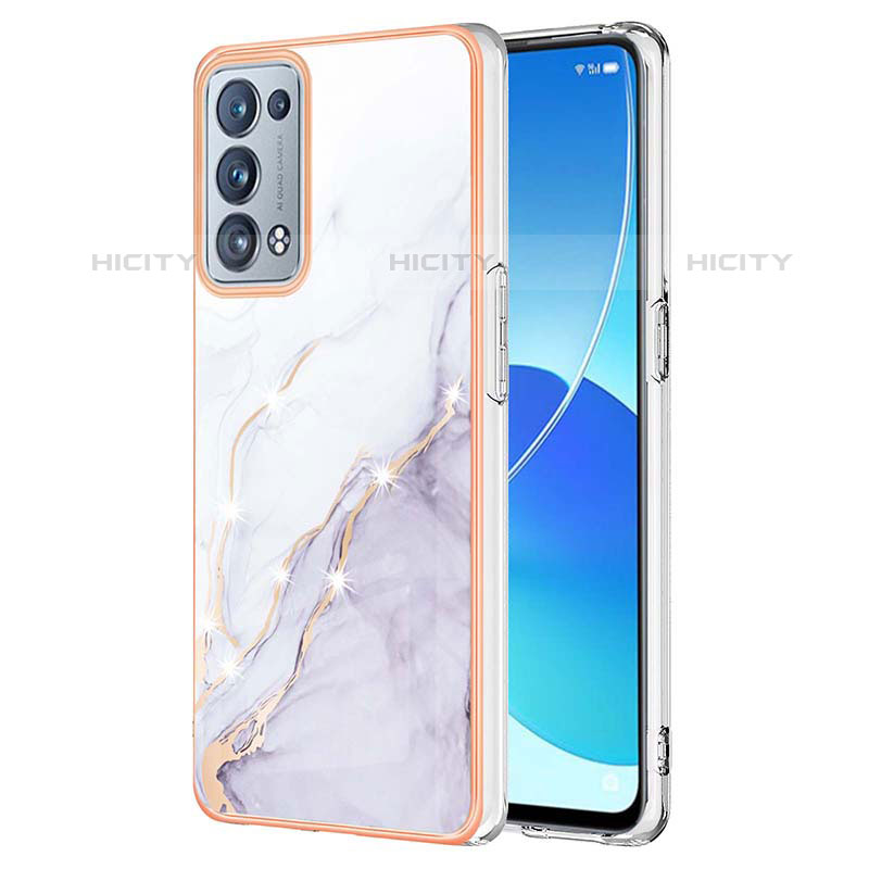 Funda Silicona Gel Goma Patron de Moda Carcasa Y05B para Oppo Reno6 Pro 5G